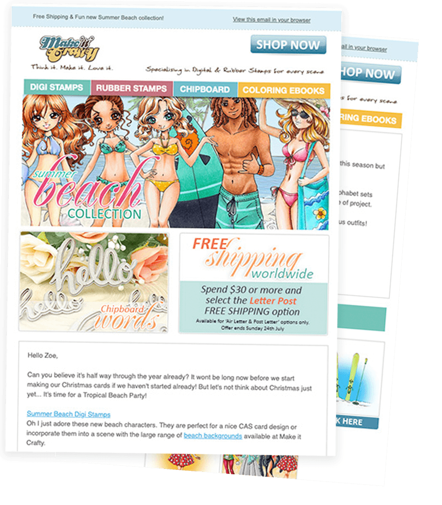 Make it Crafty, newsletter